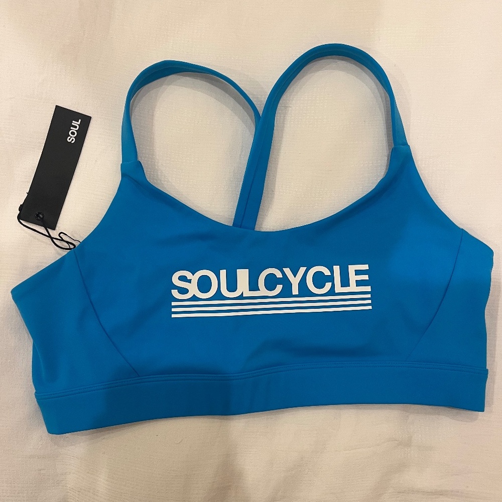 SOULCYLCE bright blue sports bra. Never worn NWT. Comes in a Matching set